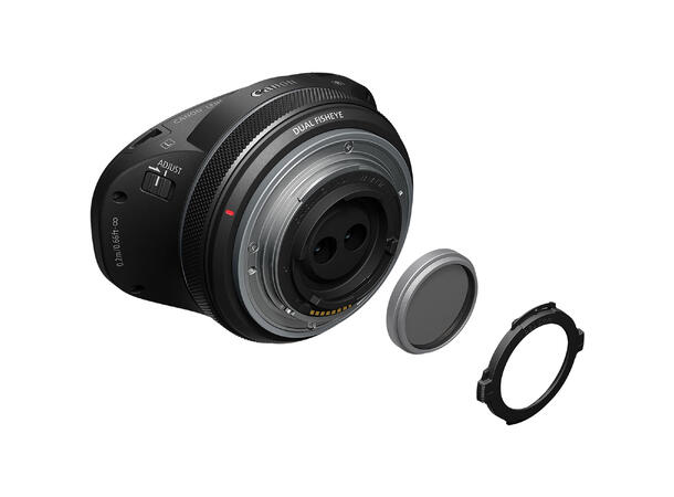 Canon RF-S 3.9mm F3.5 STM DUAL FISHEYE 180° VR opptak på en singel sensor 