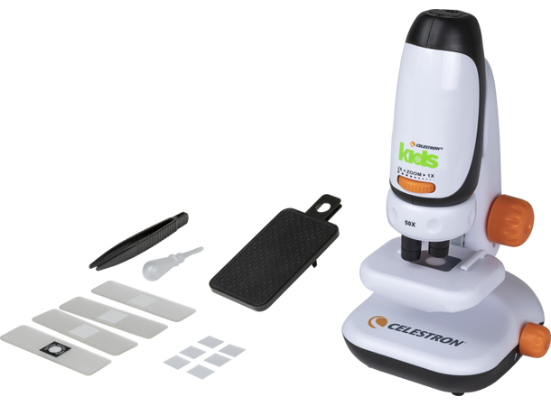 Celestron Mikroskop for barn Med adapter for mobiltelefon 