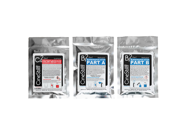 CineStill Cs2 ''Cine Simplified'' ECN-2 Powder Kit (16 Rolls) to mix 1000 ml 