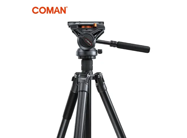 Coman KX3939 Plus Tripod m/ Q6 videohode Stativ for foto, video og spottingscope 