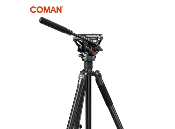 Coman KX3939 Plus Tripod m/ Q6 videohode Stativ for foto, video og spottingscope 