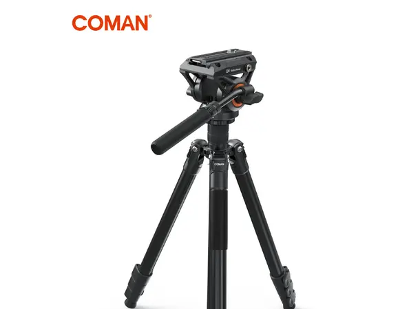 Coman KX3939 Plus Tripod m/ Q6 videohode Stativ for foto, video og spottingscope 