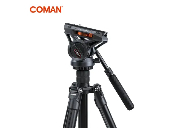 Coman KX3939 Plus Tripod m/ Q6 videohode Stativ for foto, video og spottingscope 