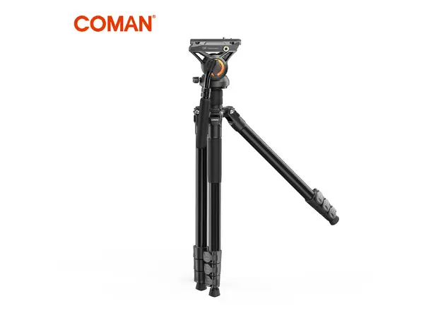 Coman KX3939 Plus Tripod m/ Q6 videohode Stativ for foto, video og spottingscope 