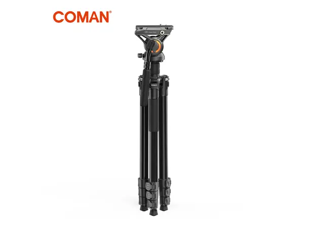 Coman KX3939 Plus Tripod m/ Q6 videohode Stativ for foto, video og spottingscope 