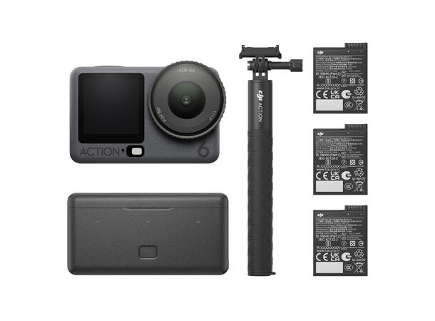 DJI Osmo Action 6 Adventure Combo Fremtidens Actionkamera 