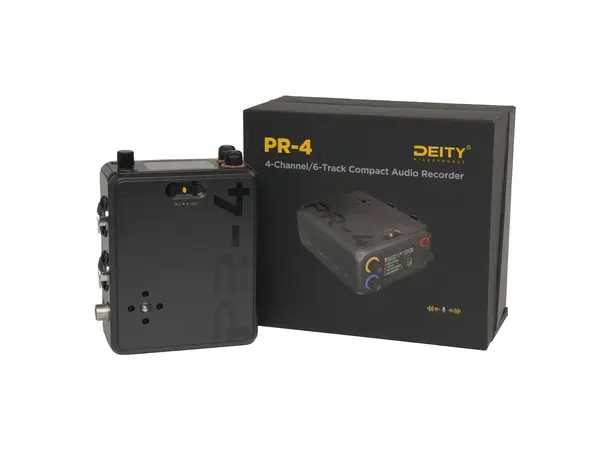 Deity PR-4 Portable Field Recorder 6-kanaler, 32-bit float, timecode 