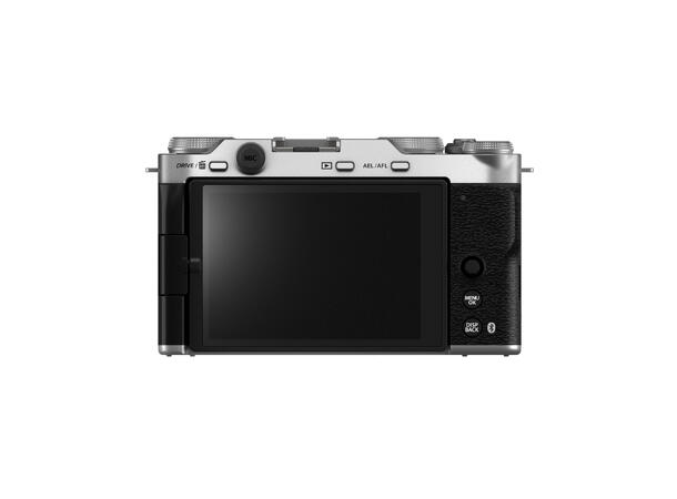 Fujifilm X-M5 kit med XC 15-45mm, Sølv 26MP X-Trans CMOS 4, 6K Video 