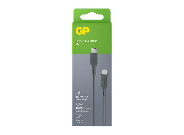 GP USB-C Til USB-C 100W kabel 2 m 
