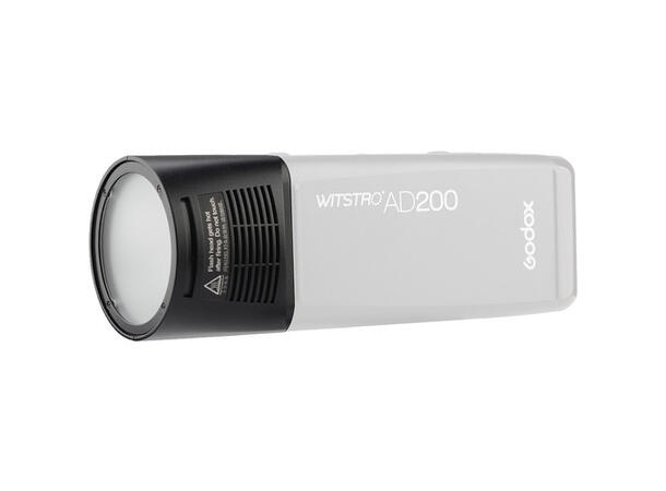 Godox Rundt Flash Head for AD200 Rundt blitshode m/magnet feste 