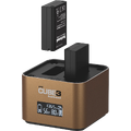 Hahnel ProCube 3 Twin Charger, OM System Smart dobbellader