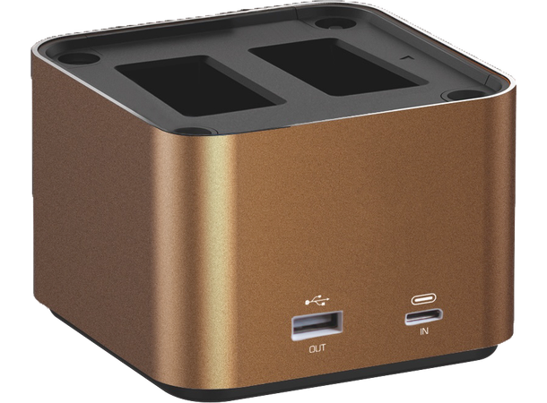 Hahnel ProCube 3 Twin Charger, OM System Smart dobbellader 