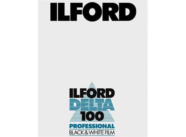 Ilford Delta 100 8x10 Bladfilm 8x10 Bladfilm, 25 ark 