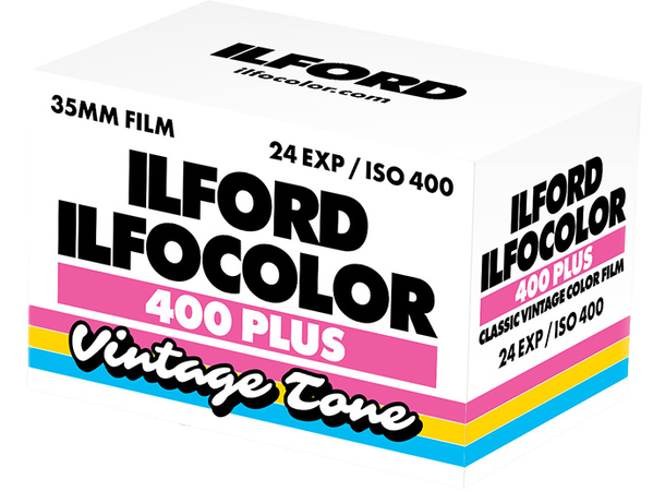 Ilford Ilfocolor Plus 400 Vintage 135-24 400 ISO, retro uttrykk 