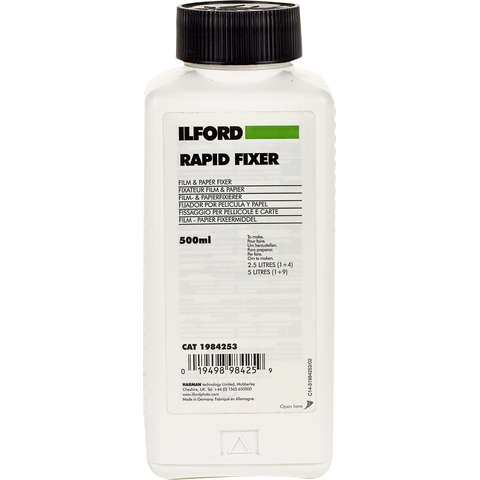 Ilford Rapid Fixer 500 ml Fikser for sort/hvit-film, 0,5  liter