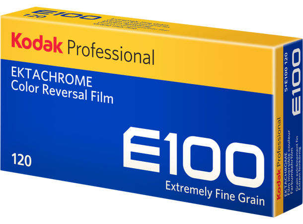 Kodak Ektachrome E100 120 5-pakning Positivfilm, farge, ISO 100