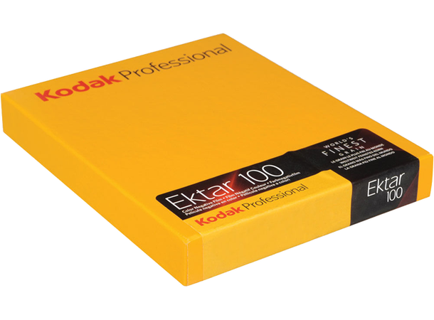 Kodak Ektar 100 Prof. 4x5" 10 Sheets Pakke med 10 stk 4x5 ark bladfilm 
