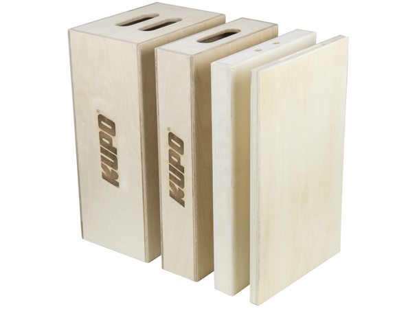 Kupo KAB-015 Apple Box Set Sett med Full, Half, Quarter og Pancake 