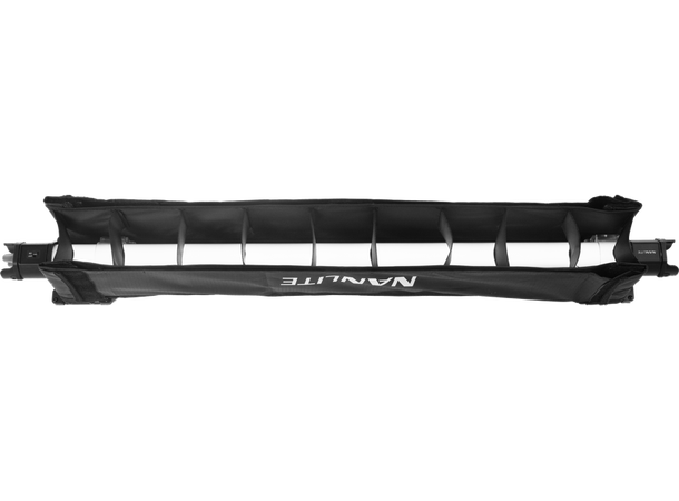 Nanlite Lovedør med Eggcrate Lysmodifikator for Pavotube II 15C 