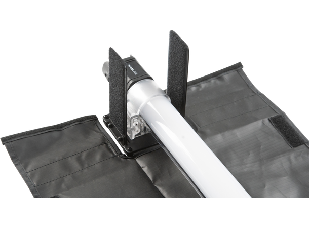 Nanlite Lovedør med Eggcrate Lysmodifikator for Pavotube II 15C 