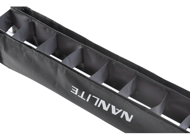 Nanlite Lovedør med Eggcrate Lysmodifikator for Pavotube II 15C 