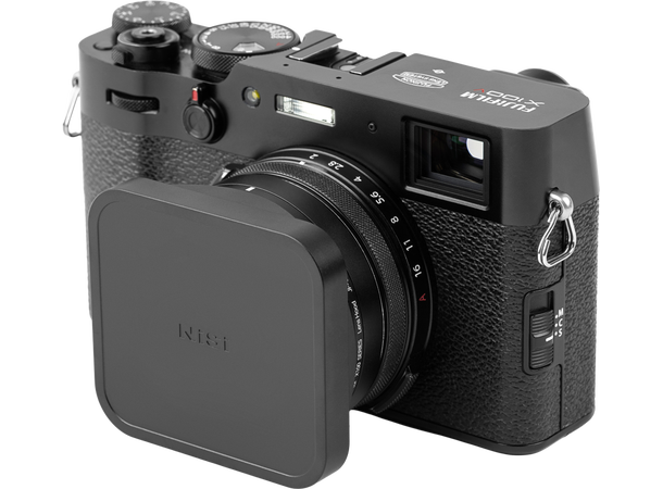 NiSi JetMag Pro Lens Hood, Uv Filter,Cap for Fuji X100 Series Black 