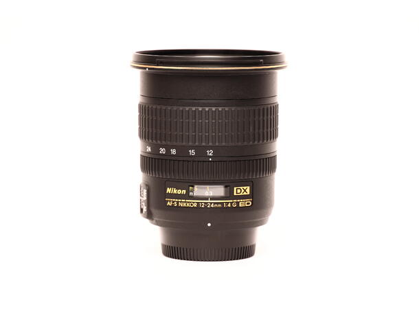 Nikon AF-S 12-24mm 1:4 G ED DX BRUKT BRUKT, Se beskrivelse 