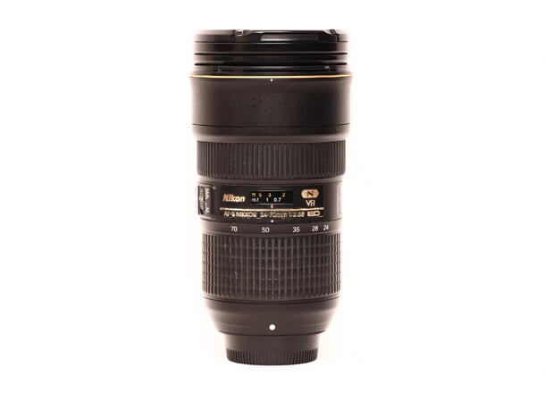 Nikon AF-S 24-70mm 1:2.8E VR ED BRUKT BRUKT, Se beskrivelse 