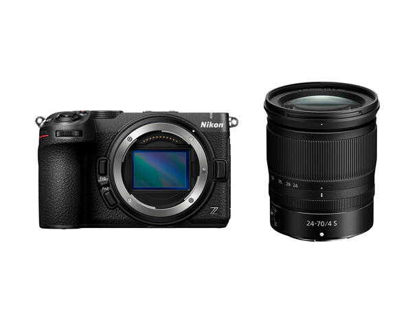 Nikon Z5IIc med Z 24-70mm f/4, Sort 24,5MP Fullformat EXPEED 7 