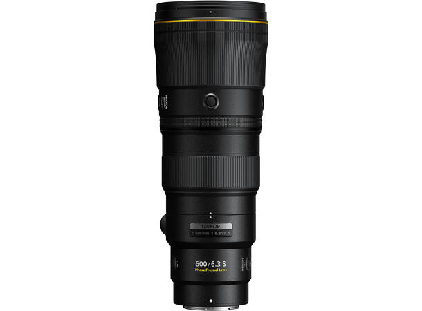Nikon Z 600mm f/6.3 VR S Lettvekts stortele for Z-kamera. 