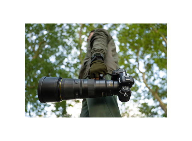 Nikon Z 600mm f/6.3 VR S Lettvekts stortele for Z-kamera. 