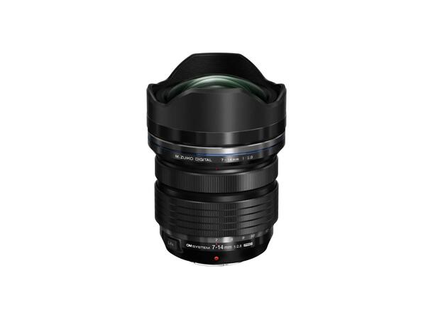 OM SYSTEM M.Zuiko ED 7-14mm f/2.8 PRO Lyssterk vidvinkelzoom for MFT 