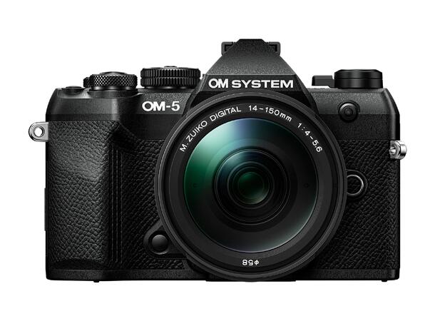 OM SYSTEM OM-5 Mark II Sort kit Sort Kit med 14-150mm f/4-5.6 II 