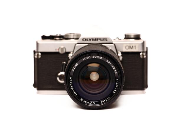 Olympus OM-1 m/35-105mm, BRUKT BRUKT, Se beskrivelse 