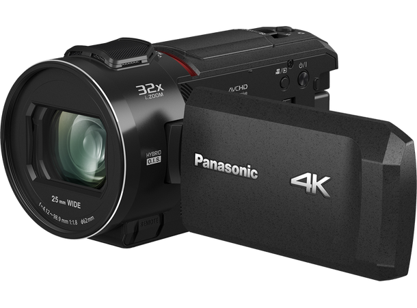 Panasonic HC-VX3 4K Camcorder 24x Optisk zoom, 25mm vidvinkel 