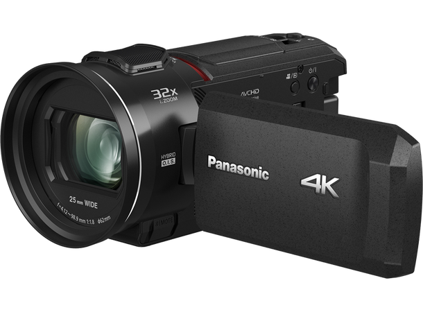 Panasonic HC-VX3 4K Camcorder 24x Optisk zoom, 25mm vidvinkel 