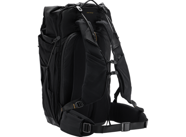 Peak Design Outdoor Backpack 45L, Sort Lett ryggsekk med innvendig ramme 