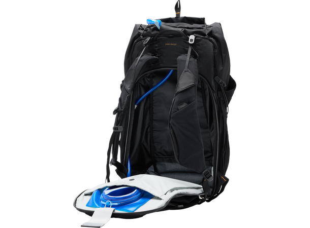 Peak Design Outdoor Backpack 45L, Sort Lett ryggsekk med innvendig ramme 