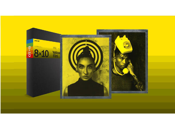 Polaroid DuoChrome film for 8x10 Black & yellow edition. For 8x10" 