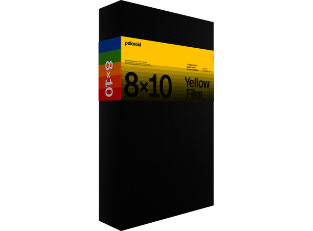 Polaroid DuoChrome film for 8x10 Black & yellow edition. For 8x10" 