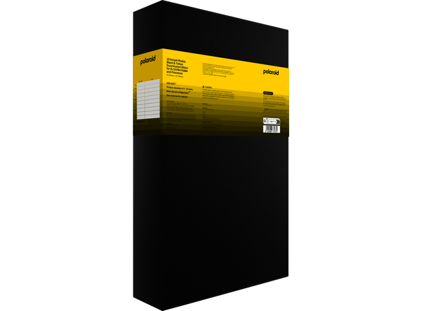 Polaroid DuoChrome film for 8x10 Black & yellow edition. For 8x10" 