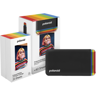 Polaroid Hi-Print Gen 2 E-box m/40 print Skriv ut dine mobilbilder, Sort farge