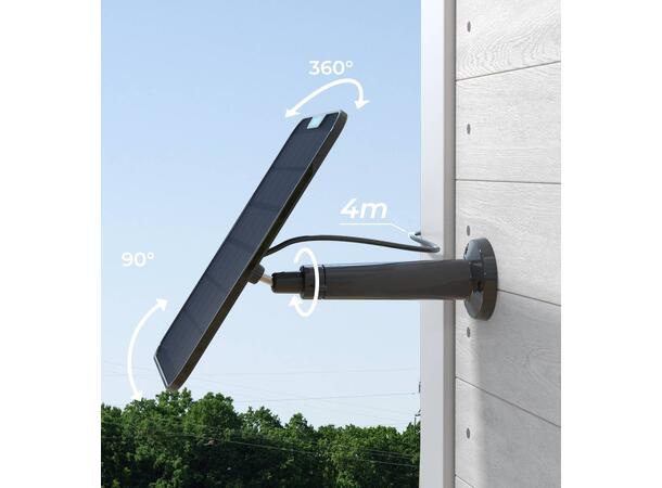 Reolink Solcellepanel 3 12W Hvit 12W Solcellepanel, USB-C 