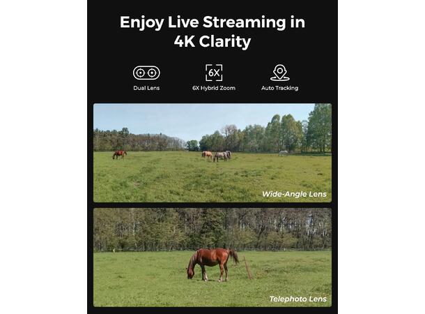 Reolink Trackmix LTE Camo G770-C Pakke Pakke med 6W Solcellepanel og 4G kamera 