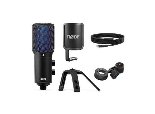 Røde NT-USB+ Prof. USB-C microphone Studiokvalitet, allsidig, brukervennlig 