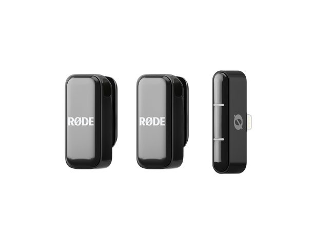 Røde Wireless Micro Lightning Black Ultrakompakt trådløst mikrofonsystem 