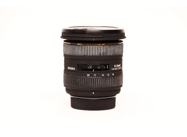 Sigma 10-20mm 1:4-5.6 DC HSM BRUKT BRUKT, Meget god, for Nikon 