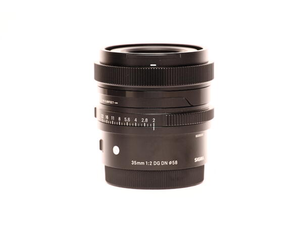 Sigma 35mm 1:2 DG DN, BRUKT BRUKT, Se beskrivelse, for Sony E 
