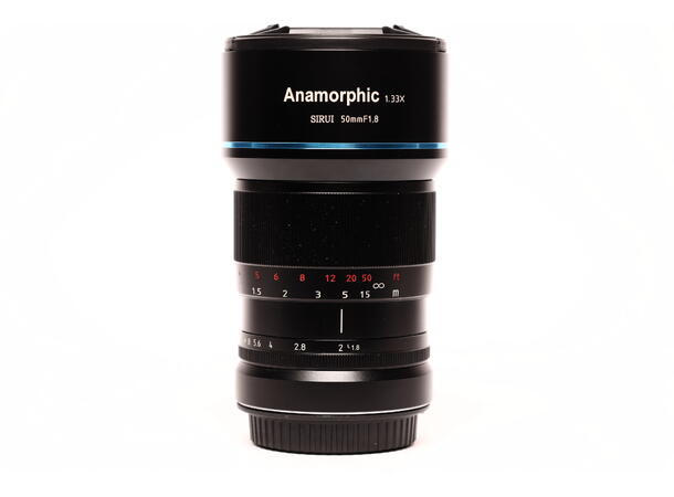 Sirui 50mm 1.8 Anamorphic 1.33X BRUKT BRUKT, Se beskrivelse 