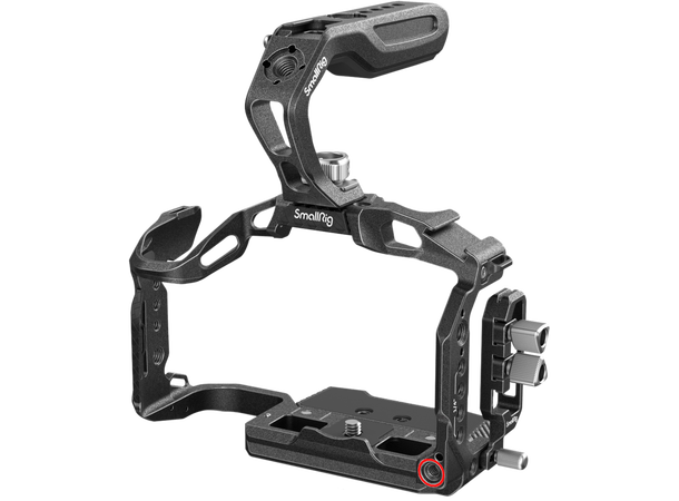 SmallRig 3891 "Black Mamba" kit Kit med cage og håndtak for Canon R5C 